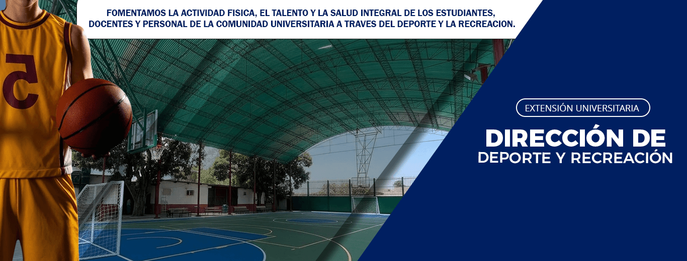 Banner de la Dirección de Deporte y Recreación
