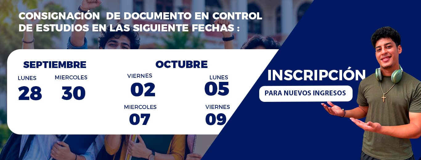 Requisitos de documento para formalizar la inscripción — UPTZ